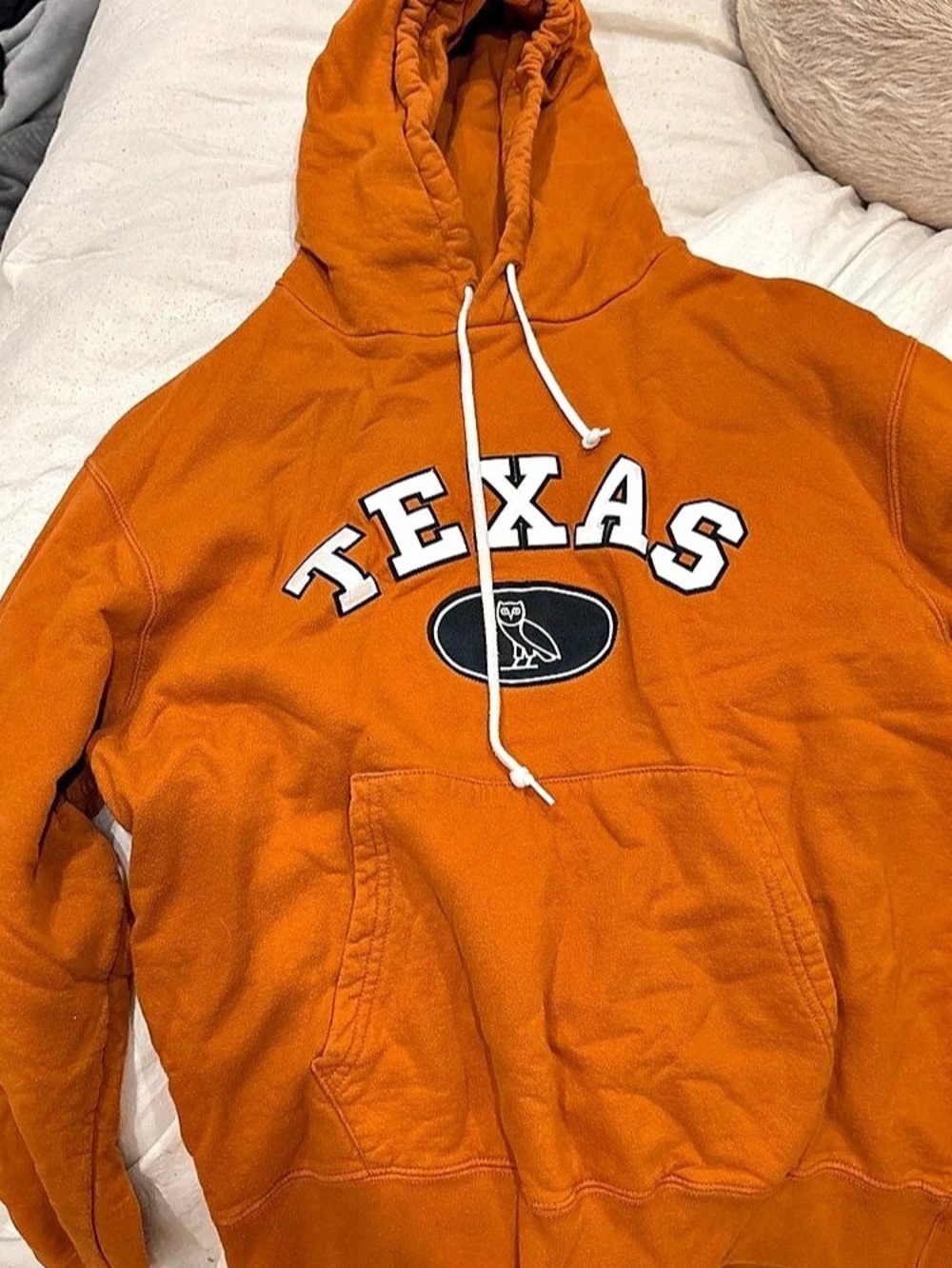 OVO Orange Hoodie Size Small
